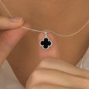 Colar cartier trevo preto 45cm