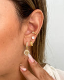 Trio de Brincos Árvore da Vida - Semijoia Banhado em Ouro 18k