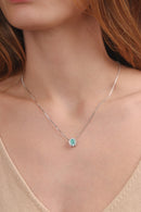 Colar Kate - Esmeralda Colombiana