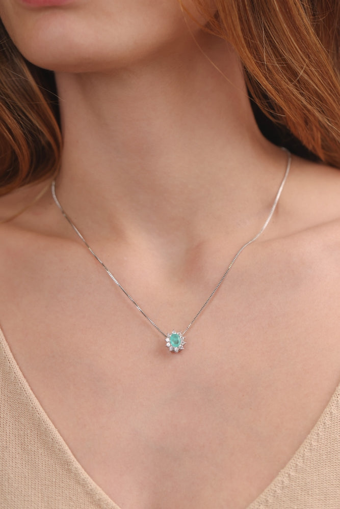 Colar Kate - Esmeralda Colombiana