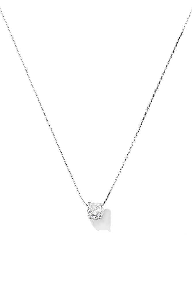 Colar Malu - 8mm, Zircônia Branca