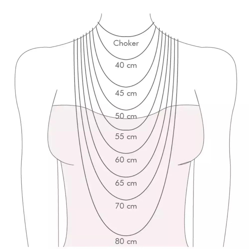 Colar cartier trevo preto 45cm